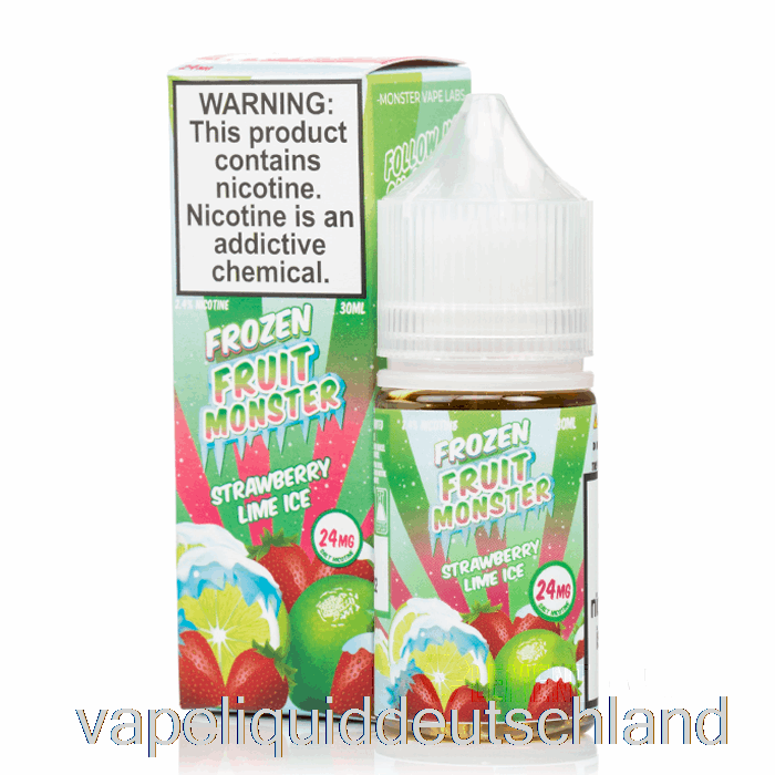 Eis-Erdbeer-Limette – Gefrorene Frucht-Monstersalze – 30 Ml, 24 Mg Vape-Flüssigkeit